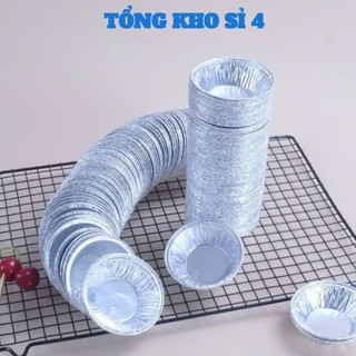 Chén Khuôn giấy bạc nướng thực phẩm, nướng hàu..., 250 BÁT GIẤY BẠC LÀM BÁNH - MÃ: KHUONBATBAC2