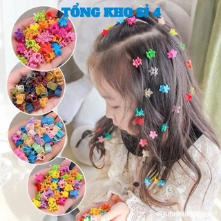 Hộp 100 Kẹp Tóc Mini Nhiều Màu Dễ Thương Cho Bé Gái, KẸP TÓC SẮC MÀU CHO BÉ GÁI - KEPTOCCHOBE869