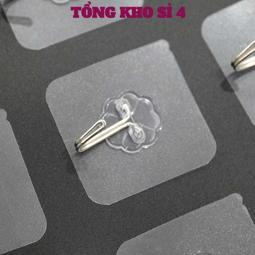 [COMBO 10]MÓC DÁN TƯỜNG TRONG SUỐT,  Móc Dán Tường Chịu Lực Tốt Treo Tường Chắc Chắn Dán Siêu Dính - MOCDANTUONG54
