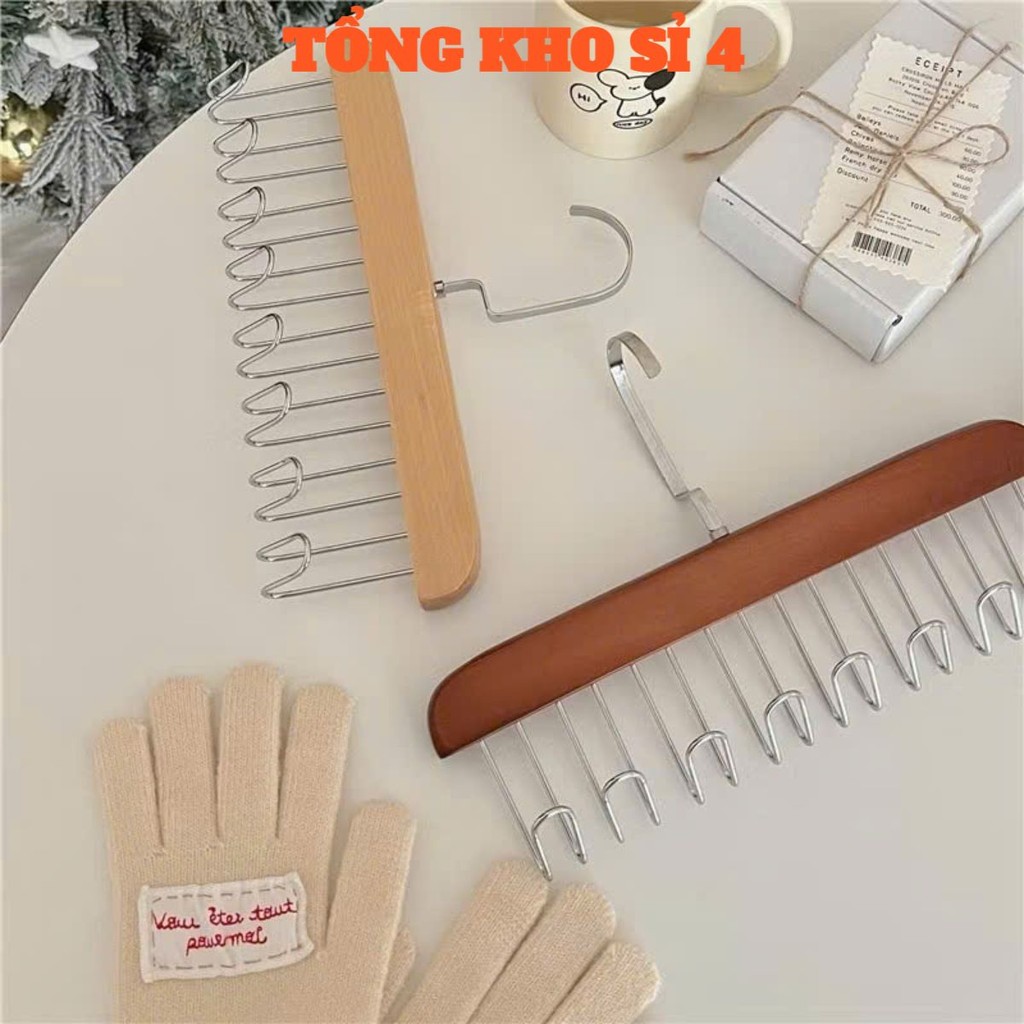 MÓC TREO ĐỒ LÓT,  [XẢ KHO] Móc Gỗ Treo Đồ Lót, Khăn, Thắt Lưng, Cà Vạt, Áo 2 Dây Đa Năng Tiện Dụng-MA: MOCTREODOLOT78