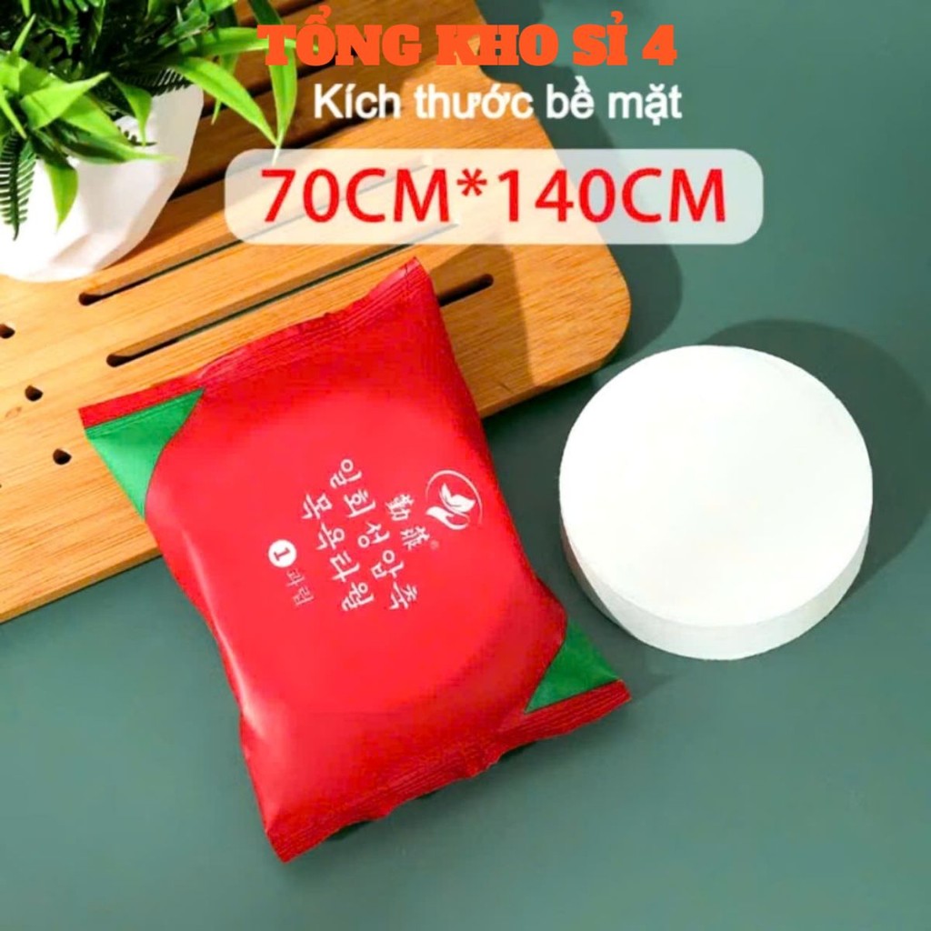 KHĂN TẮM NÉN AN TOÀN CHO DA BỊCH ĐỎ,  Khăn tắm nén du lịch hàn quốc 140*70cm - MA: KHANTAMNNEN5466