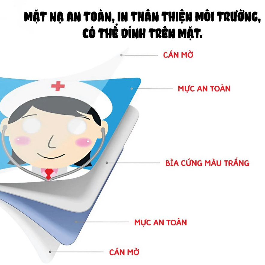 Combo 2 Bộ Thẻ Mặt Nạ Kích Thích Thị Giác - Cùng Con Chơi Trò Trốn Tìm Với 80 Thẻ Mặt Nạ Biểu Cảm Nhân Vật & Động Vật