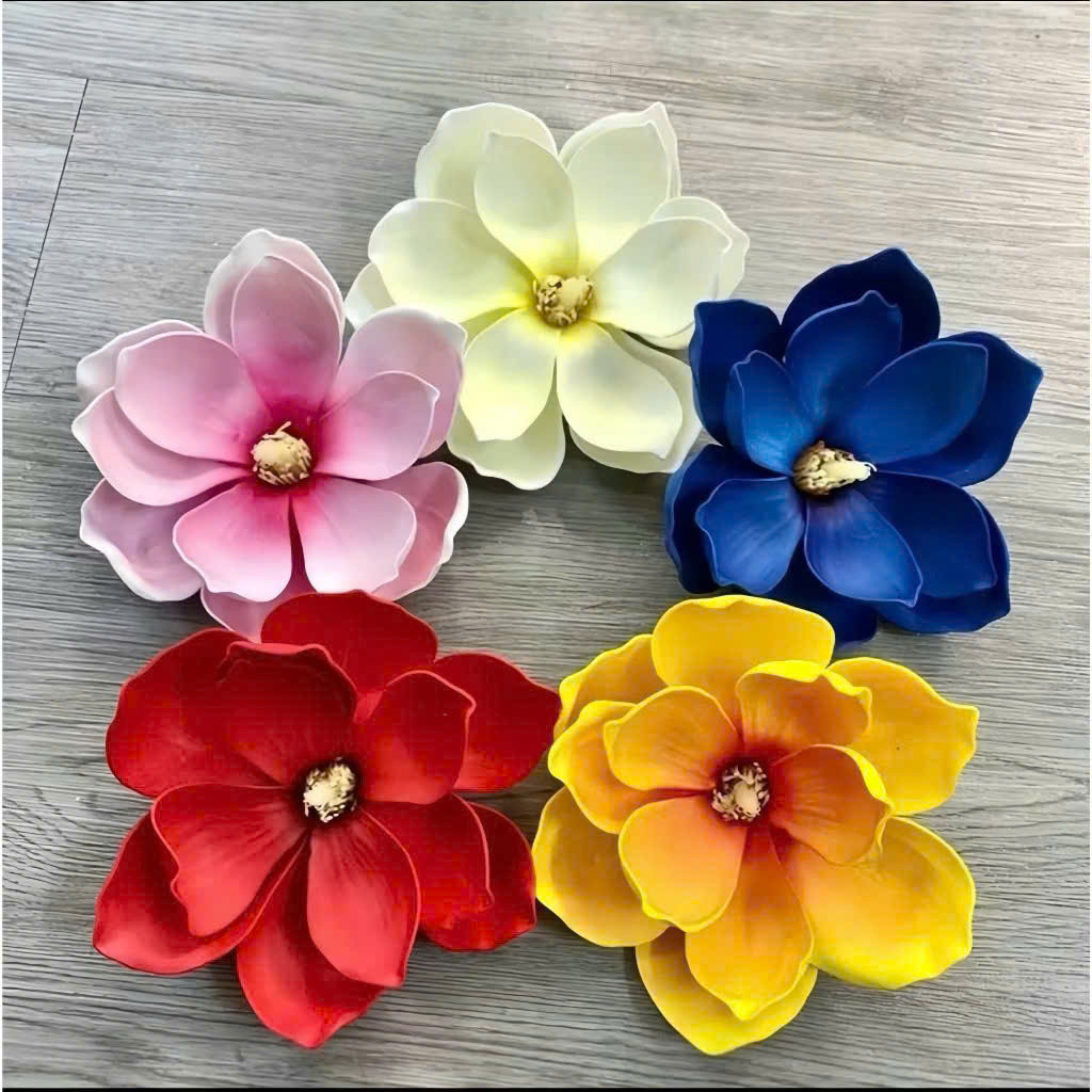Set 10 bông Hoa Mộc Lan cao cấp trang trí lãng hoa, giỏ quà tặng ...