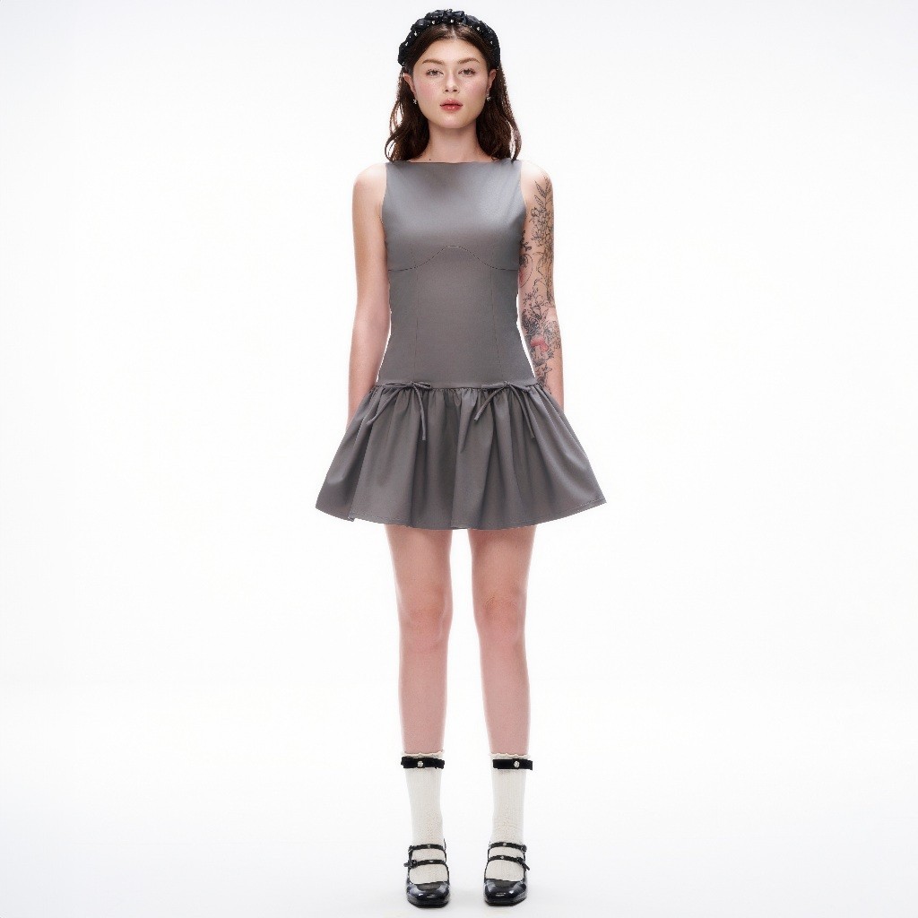 Ảnh DOTTIE - Đầm sát nách nhún tùng - D0655 1