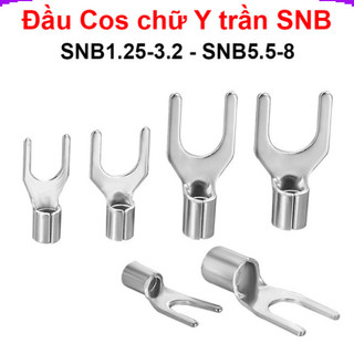 [Giá combo] (100 cái) Đầu Cos chữ Y trần SNB đồng si mạ chống oxi hoá