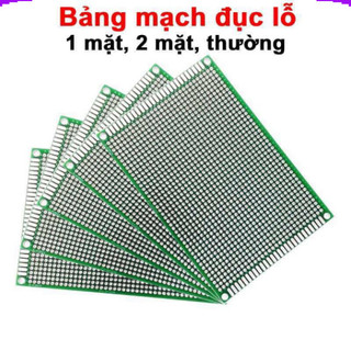 [Giá combo] Bảng mạch đục lỗ sẵn, PCB cắm hàn linh kiện đa năng 1 mặt, 2 mặt
