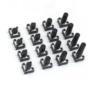 [Giá combo] (20 cái) Nút nhấn 6x6mm 4 chân dán SMD cao 4.3 - 15mm