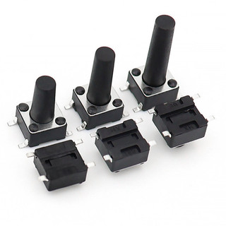 [Giá combo] (20 cái) Nút nhấn 6x6mm 4 chân dán SMD cao 4.3 - 15mm