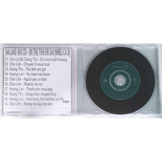 Đĩa CD 544- LANG VAN CD - 166 THU TINH EM GAI (NHIEU CA SI) chất lượng cao cdnhacsaigon