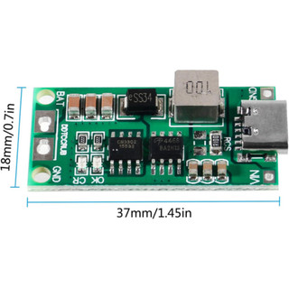Mạch sạc cổng type C tăng áp dùng cho pin Lithium 3.7V 2S/3S/4S dòng sạc 1 - 4A