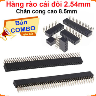 [Ưu đãi] (5 cái) Hàng rào cái đôi 2.54mm cắm chân cong cao 8.5mm