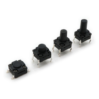 [Ưu đãi] (10 cái) Nút nhấn 6x6mm chống thấm 4 chân cắm DIP cao 4.3 - 15mm