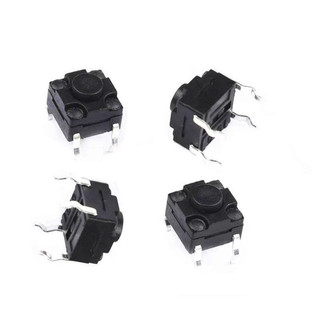 [Ưu đãi] (10 cái) Nút nhấn 6x6mm chống thấm 4 chân cắm DIP cao 4.3 - 15mm