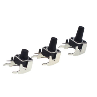 [Ưu đãi] (50 cái) Nút nhấn 6x6mm 2 chân cắm chỉnh ngang cao 4.3 - 15mm