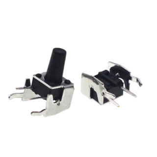 [Ưu đãi] (50 cái) Nút nhấn 6x6mm 2 chân cắm chỉnh ngang cao 4.3 - 15mm