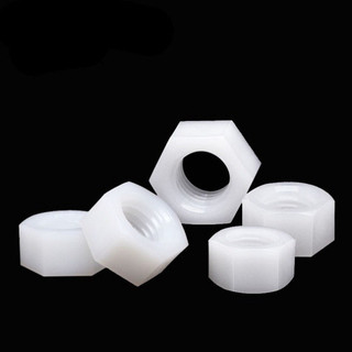 [Ưu đãi] (20 cái) đai ốc, tán dẹp, tán Ecu nhựa trắng M2-M8