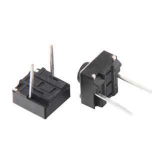 [Ưu đãi] (50 cái) Nút nhấn 6x6mm 2 chân cắm đứng cao 4.3 - 9mm