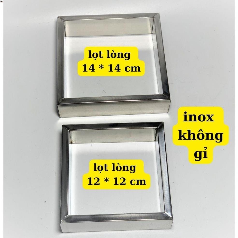 [Freeship] Khuôn Bánh Chưng Inox, Khuôn Gói Bánh Trưng Vuông Inox Siêu Bền Tiện Lợi Không Ẩm Mốc