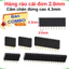 Hàng rào cái đơn 2.0mm chân cắm đứng cao 4.3mm