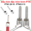 Đầu Cos pin đặc tròn trần, đầu kim tròn trơn PTN