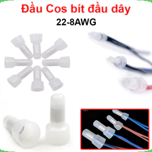 Đầu Cos bít đầu cỡ dây 22AWG - 8AWG tiện dụng