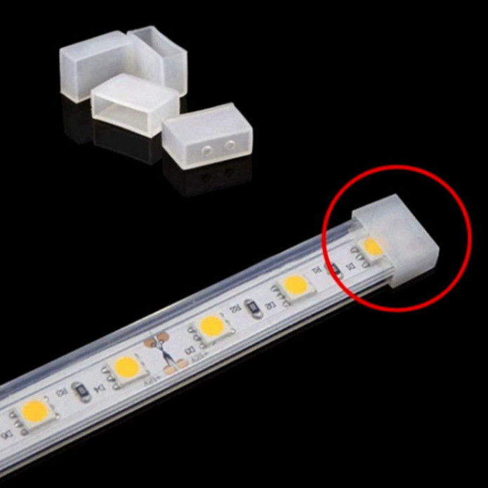 [Giá bán sỉ] [Combo] Ống silicon bọc LED 5050 chống thấm nước,Đầu bịt ống silicon bọc Led 5050 2835