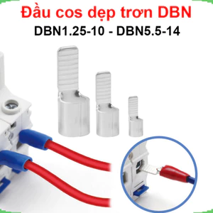 Đầu Cos pin dẹp trơn, đầu dẹp trơn DBN