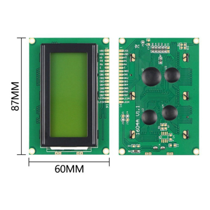 Màn hình LCD 1604 điện áp hoạt động 5V