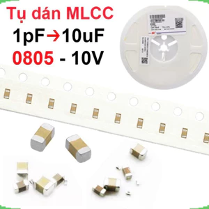 tụ gốm, tụ dán đa lớp MLCC - size 0805 - 10V