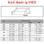 tụ gốm, tụ dán đa lớp MLCC - size 0805 - 10V