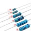 Điện trở cắm 1/4W 5 vòng màu ±1% - giá trị 25KR đến 4.7MR