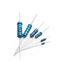 Điện trở cắm 1/4W 5 vòng màu ±1% - giá trị 25KR đến 4.7MR