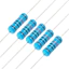 Điện trở cắm 1/4W 5 vòng màu ±1% - giá trị 25KR đến 4.7MR
