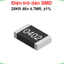 điện trở dán 0402 - giá trị 25KR đến 4.7MR, ±1%