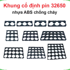 Khung cố định pin 32650 nhựa ABS chống cháy