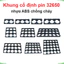 Khung cố định pin 32650 nhựa ABS chống cháy