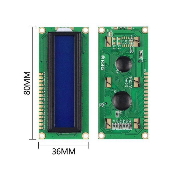 Màn hình LCD 1602 điện áp hoạt động 5V
