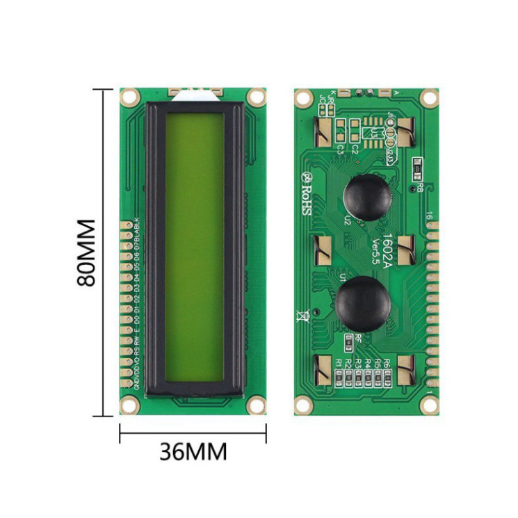 Màn hình LCD 1602 điện áp hoạt động 5V