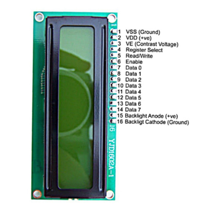 Màn hình LCD 1602 điện áp hoạt động 5V
