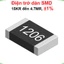 điện trở dán 1206 - giá trị 15KR đến 4.7MR, ±1%