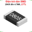 điện trở dán 0805 - giá trị 25KR đến 4.7MR, ±1%