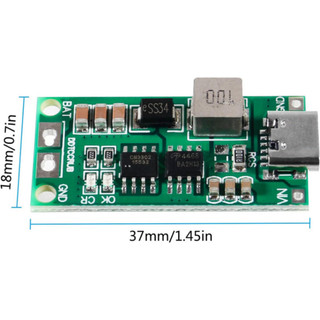 Mạch sạc cổng type C tăng áp dùng cho pin Lithium 3.7V 2S/3S/4S dòng sạc 1 - 4A