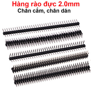 [Giá sỉ] (5C) Hàng rào đực 2.0mm chân cắm / chân dán