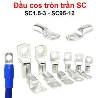 [Giá sỉ] [Combo] Đầu Cos tròn trần SC đồng si mạ chống oxi hóa