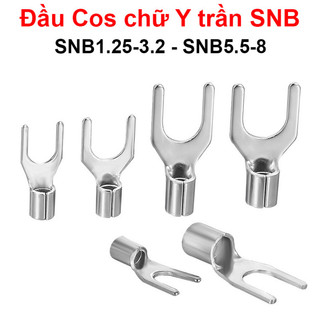 [Giá sỉ] (100C) Đầu Cos chữ Y trần SNB đồng si mạ chống oxi hoá