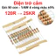 Điện trở cắm 1/4W 4 vòng màu ±5% - giá trị 120R đến 25KR