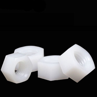 [Giá sỉ] (20C) đai ốc, tán dẹp, tán Ecu nhựa trắng M2-M8