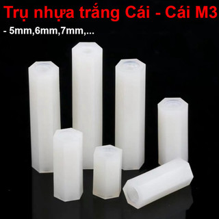 [Giá sỉ] (20C) Trụ nhựa trắng Cái - Cái M3
