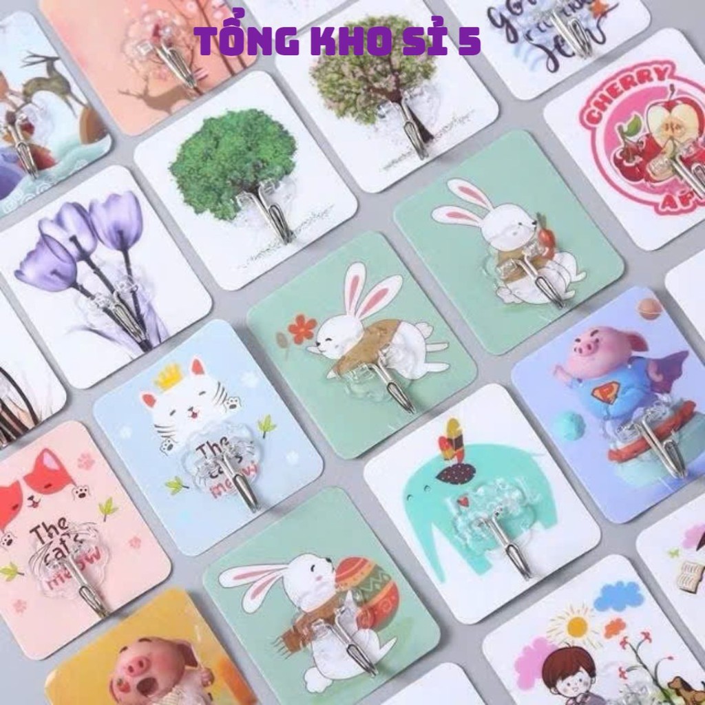 (COMBO 10)Móc dan tương 3D chịu lực , MÓC DÁN 3D ĐA NĂNG CHO GIA ĐÌNH - MÃ: MOCTREODO4