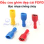 Đầu cos ghim dẹp, cos ghim capa bọc nhựa FDFD